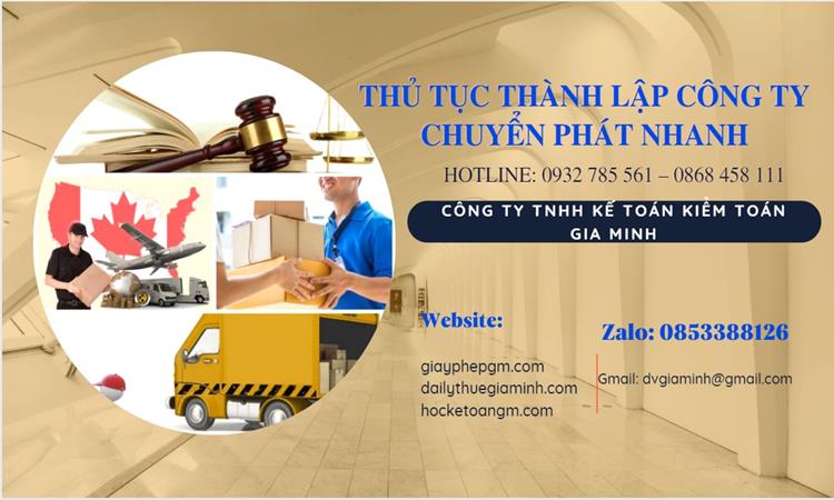 Thủ tục thành lập công ty chuyển phát nhanh tại Quận Hai Bà Trưng