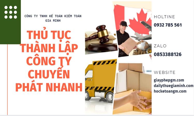 Thủ tục thành lập công ty chuyển phát nhanh tại Quận Hoàn Kiếm