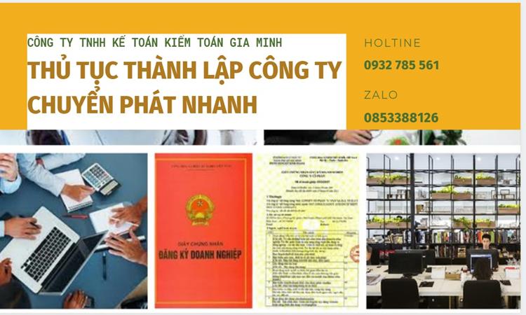 Thủ tục thành lập công ty chuyển phát nhanh tại Quận Ô Môn