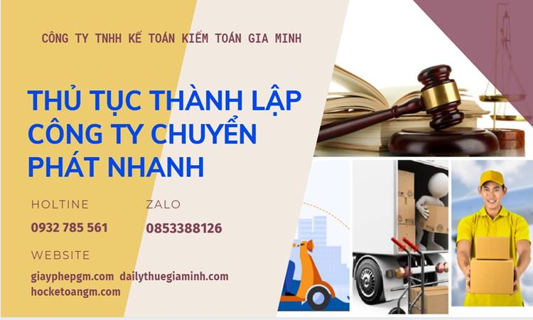 Thủ tục thành lập công ty chuyển phát nhanh tại Sóc Trăng