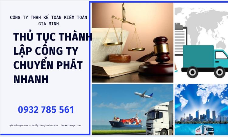 Thủ tục thành lập công ty chuyển phát nhanh tại Sơn La