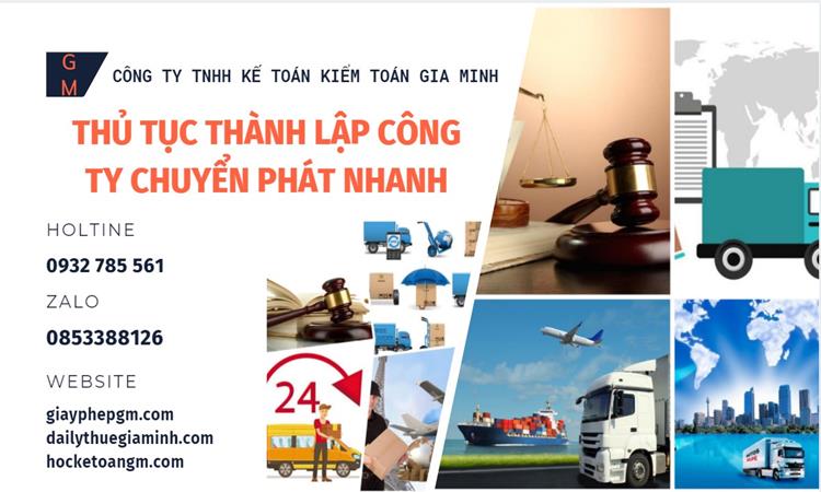 Thủ tục thành lập công ty chuyển phát nhanh tại Tiền Giang