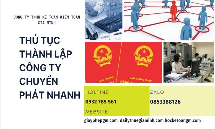 Thủ tục thành lập công ty chuyển phát nhanh tại TP Đà Nẵng