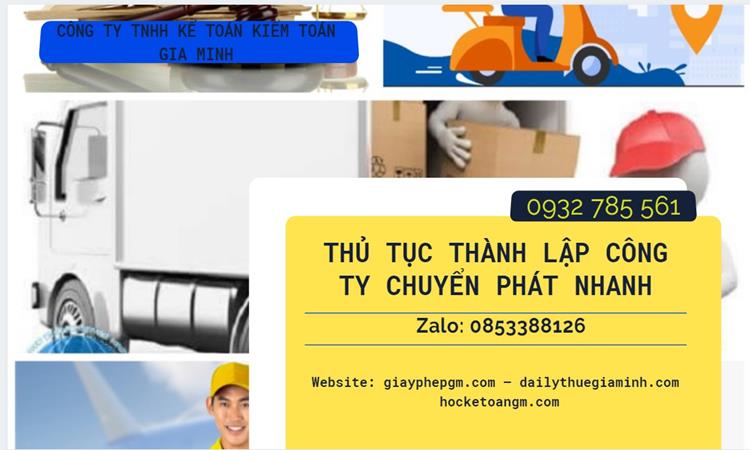 Thủ tục thành lập công ty chuyển phát nhanh tại TP Hưng Yên