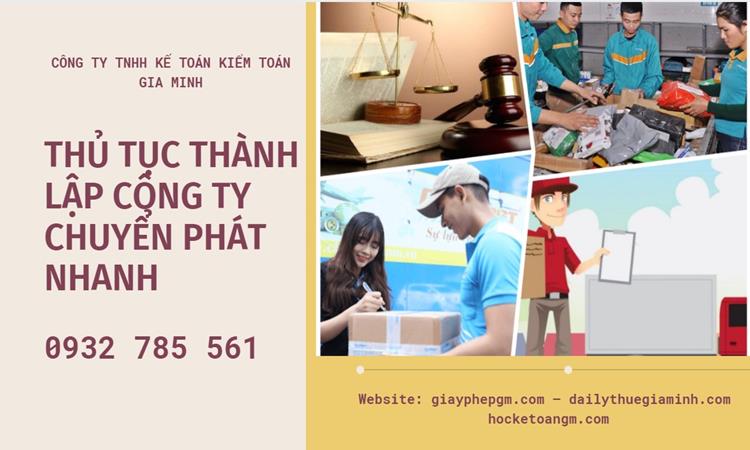 Thủ tục thành lập công ty chuyển phát nhanh tại Vũng Tàu