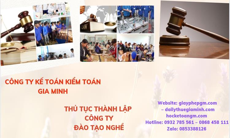 Thủ tục thành lập công ty đào tạo nghề tại Huyện Ba Vì