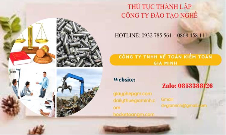 Thủ tục thành lập công ty đào tạo nghề tại Huyện Bình Chánh