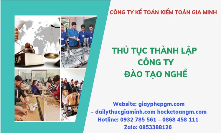 Thủ tục thành lập công ty đào tạo nghề tại Huyện Hoài Đức