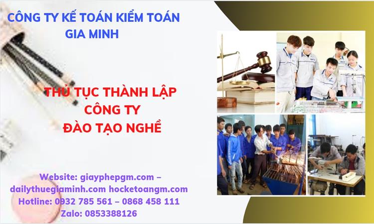 Thủ tục thành lập công ty đào tạo nghề tại Huyện Mỹ Đức