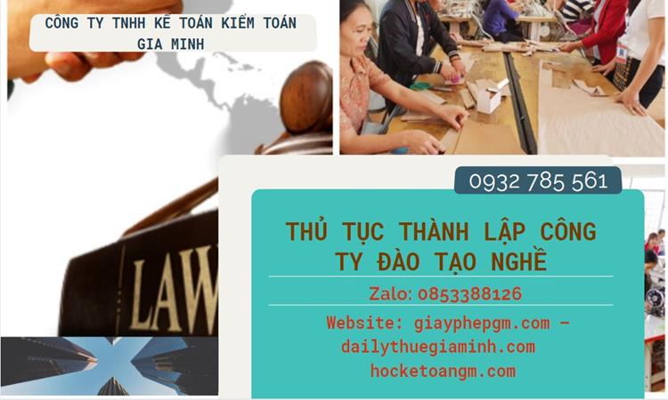 Thủ tục thành lập công ty đào tạo nghề tại Huyện Phúc Thọ