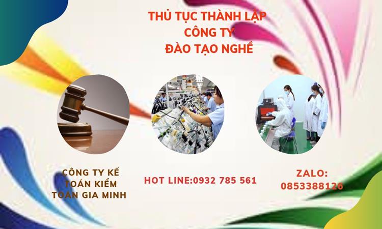 Thủ tục thành lập công ty đào tạo nghề tại Huyện Thạch Thất 