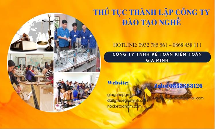 Thủ tục thành lập công ty đào tạo nghề tại Huyện Thanh Oai