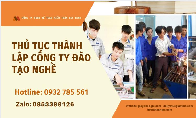 Thủ tục thành lập công ty đào tạo nghề tại Huyện Thường Tín