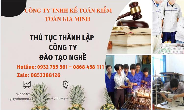 Thủ tục thành lập công ty đào tạo nghề tại Quận 1