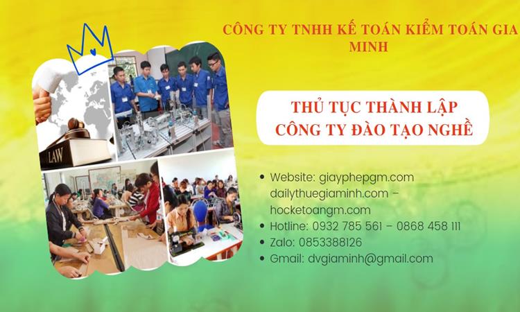 Thủ tục thành lập công ty đào tạo nghề tại Quận 11