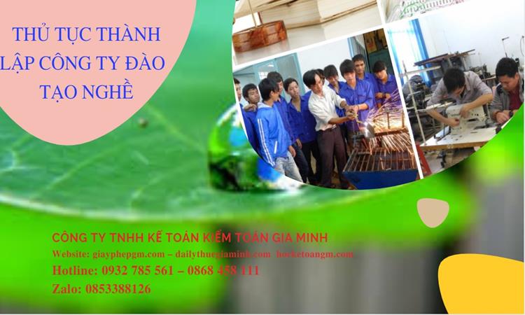 Thủ tục thành lập công ty đào tạo nghề tại Quận 4