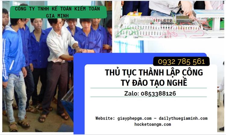 Thủ tục thành lập công ty đào tạo nghề tại Quận 5