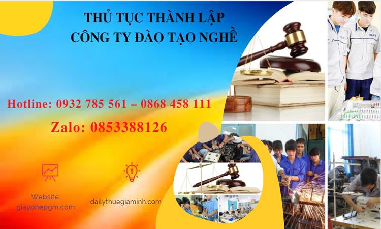 Thủ tục thành lập công ty đào tạo nghề tại Quận 8