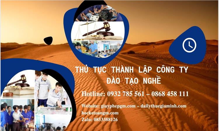 Thủ tục thành lập công ty đào tạo nghề tại Quận 9