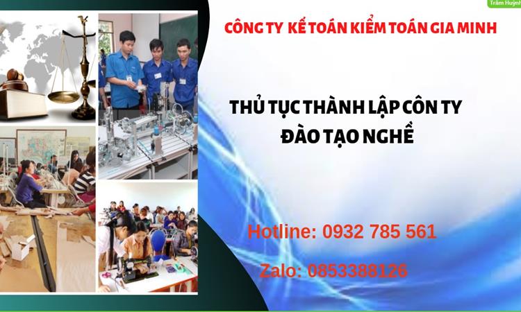 Thủ tục thành lập công ty đào tạo nghề tại Quận Thủ Đức