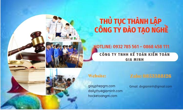 Thủ tục thành lập công ty đào tạo nghề tại Thành Phố Hà Nội