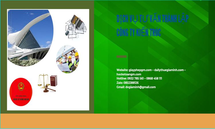 Thủ tục thành lập công ty kiến trúc tại Bình Định