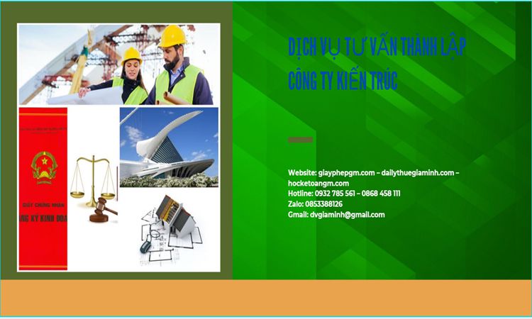 Thủ tục thành lập công ty kiến trúc tại Bình Thuận