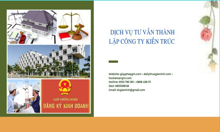 Thủ tục thành lập công ty kiến trúc tại Hà Giang