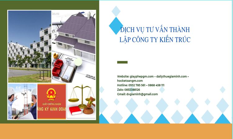Thủ tục thành lập công ty kiến trúc tại Hà Nam