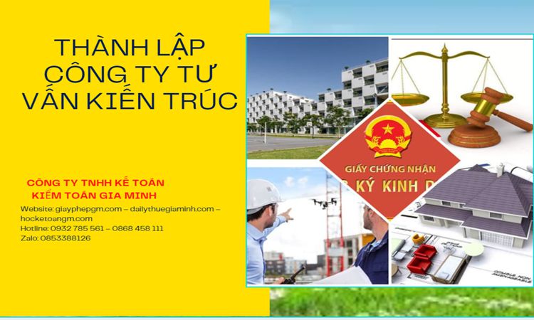 Thủ tục thành lập công ty kiến trúc tại Hà Tĩnh 