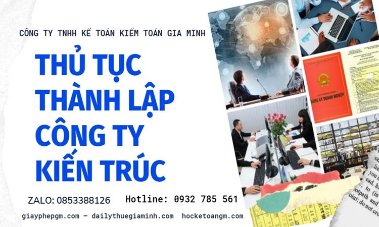 Thủ tục thành lập công ty kiến trúc tại Hải Dương 