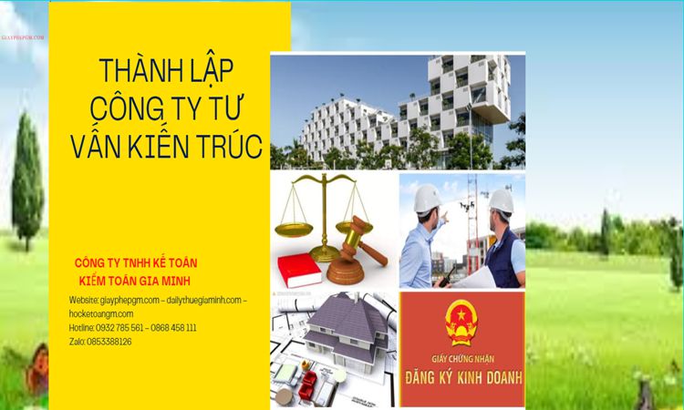Thủ tục thành lập công ty kiến trúc tại Huế