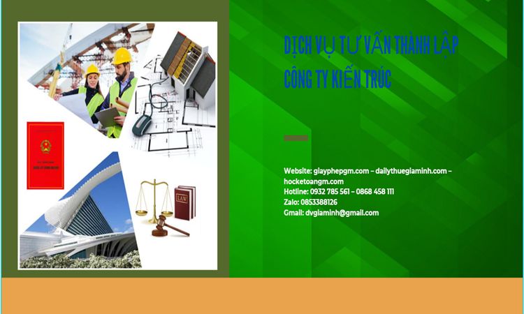 Thủ tục thành lập công ty kiến trúc tại Huyện Đan Phượng 