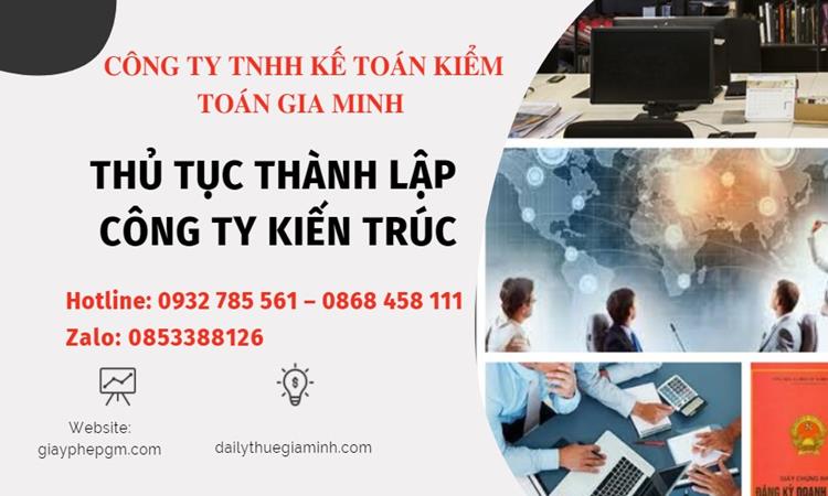 Thủ tục thành lập công ty kiến trúc tại Huyện Kim Bảng 