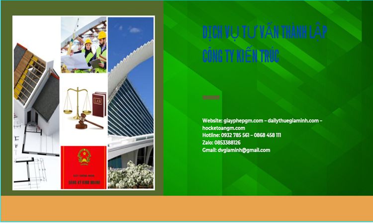 Thủ tục thành lập công ty kiến trúc tại Huyện Mê Linh 