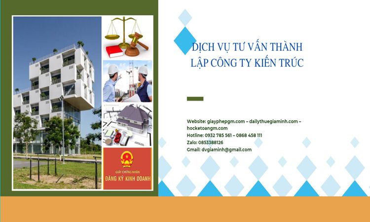 Thủ tục thành lập công ty kiến trúc tại Huyện Mỹ Đức