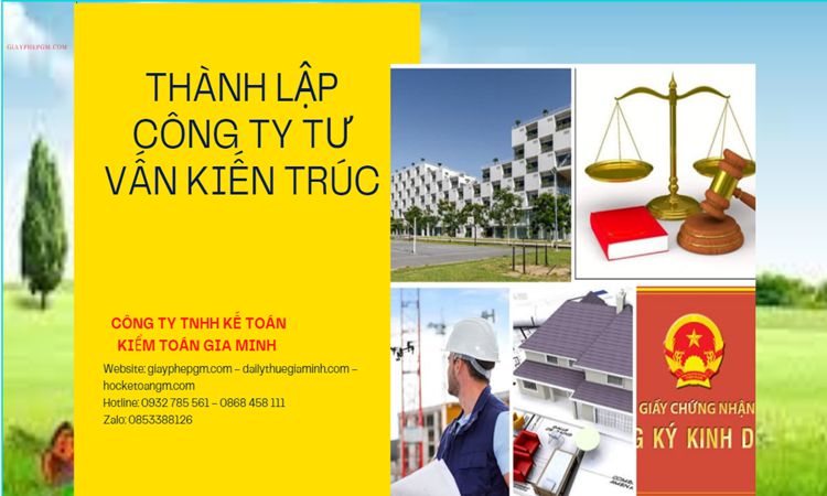 Thủ tục thành lập công ty kiến trúc tại Huyện Phong Điền
