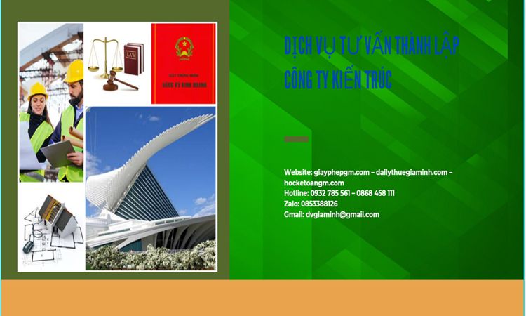 Thủ tục thành lập công ty kiến trúc tại Huyện Sóc Sơn