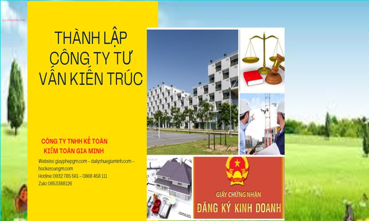 Thủ tục thành lập công ty kiến trúc tại Huyện Thới Lai