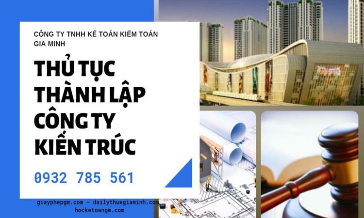 Thủ tục thành lập công ty kiến trúc tại Huyện Thường Tín