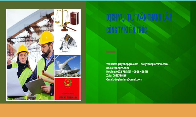Thủ tục thành lập công ty kiến trúc tại Huyện Từ Liêm