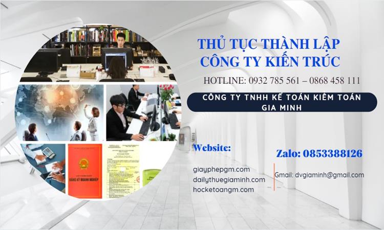 Thủ tục thành lập công ty kiến trúc tại Huyện Văn Lâm 