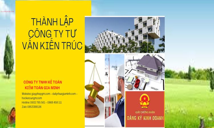 Thủ tục thành lập công ty kiến trúc tại Huyện Yên Mỹ 