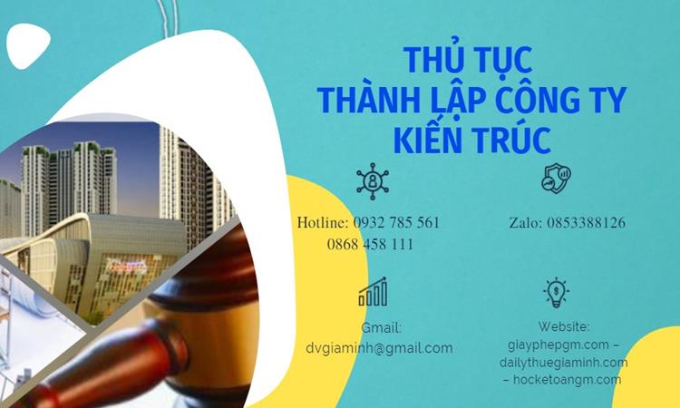 Thủ tục thành lập công ty kiến trúc tại Khánh Hòa