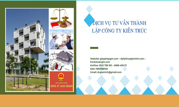 Thủ tục thành lập công ty kiến trúc tại Lạng Sơn
