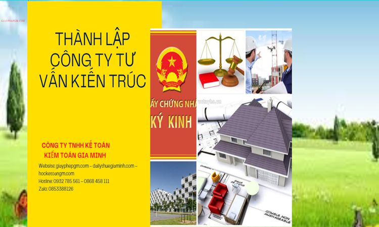 Thủ tục thành lập công ty kiến trúc tại Long An 