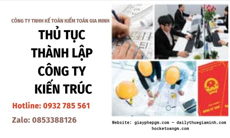 Thủ tục thành lập công ty kiến trúc tại Ninh Bình