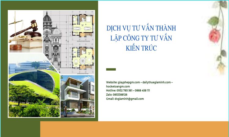 Thủ tục thành lập công ty kiến trúc tại Phú Thọ