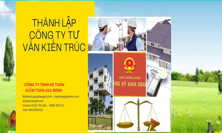 Thủ tục thành lập công ty kiến trúc tại Quận 1 