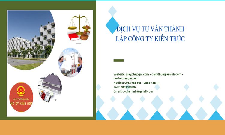 Thủ tục thành lập công ty kiến trúc tại Quận 7 